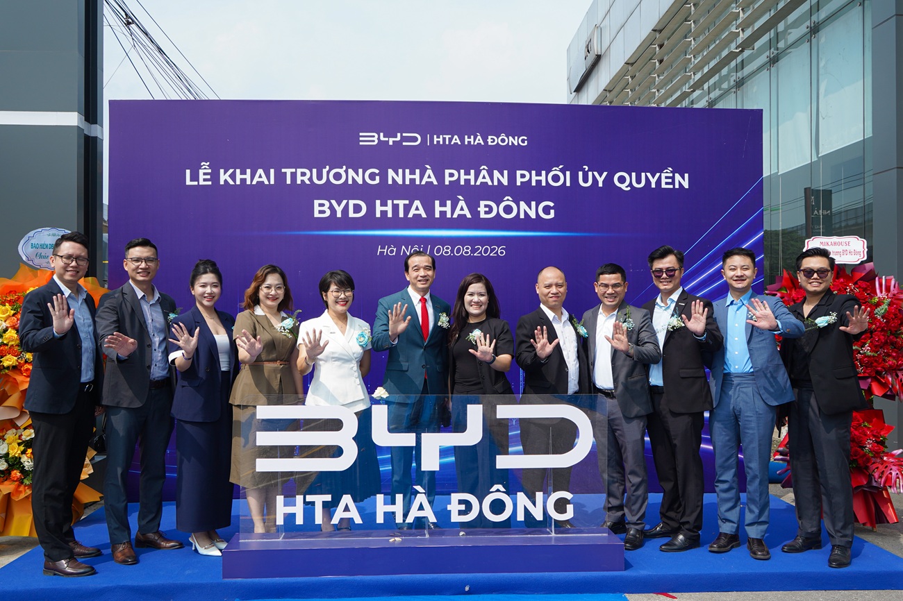 BYD tiếp tục tăng tốc mở rộng mạng lưới phân phối